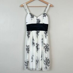 Vintage Dress S Y2K‎ Empire Babydoll Cocktail Party 90s Romantic Floral Velvet